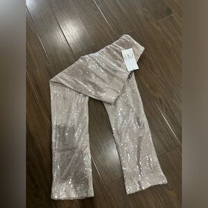 Zara sequin high waisted leggings